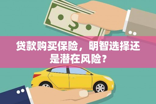 莎车贷款购买保险，明智选择还是潜在风险？