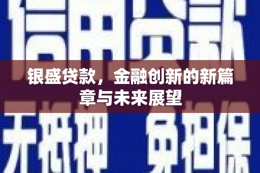 莎车银盛贷款，金融创新的新篇章与未来展望