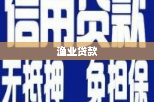 莎车渔业贷款