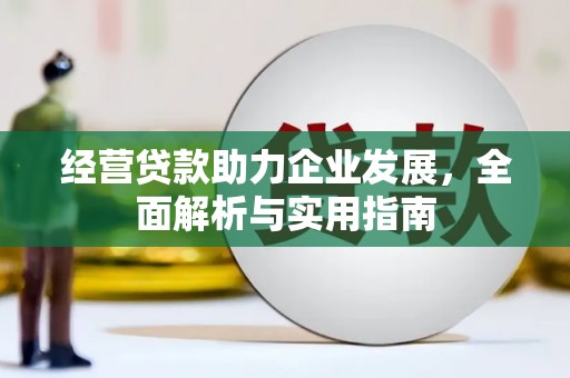 莎车经营贷款助力企业发展，全面解析与实用指南