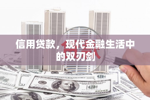 莎车信用贷款，现代金融生活中的双刃剑