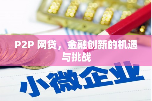 莎车P2P 网贷，金融创新的机遇与挑战