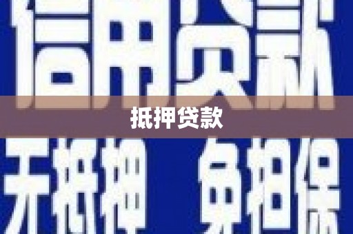 莎车抵押贷款