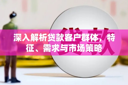 莎车深入解析贷款客户群体，特征、需求与市场策略