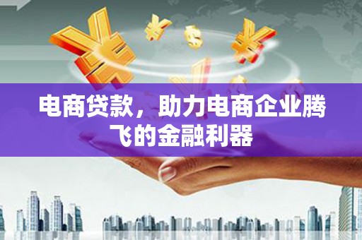 莎车电商贷款，助力电商企业腾飞的金融利器