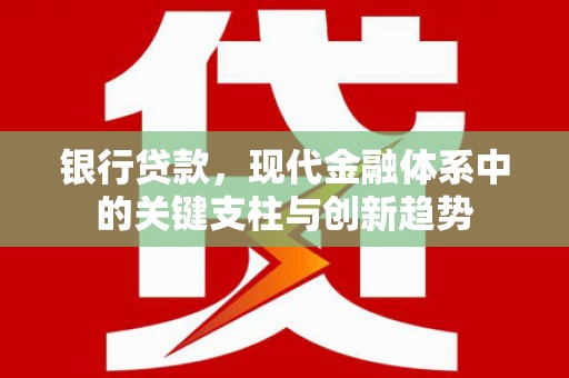 莎车银行贷款，现代金融体系中的关键支柱与创新趋势