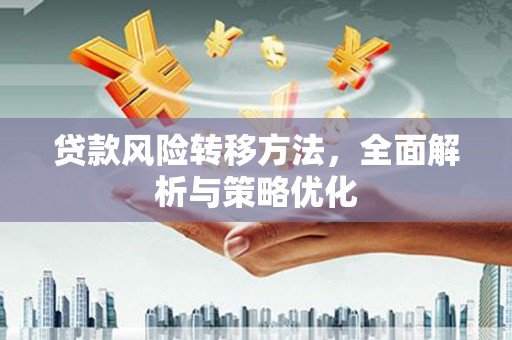 莎车贷款风险转移方法，全面解析与策略优化