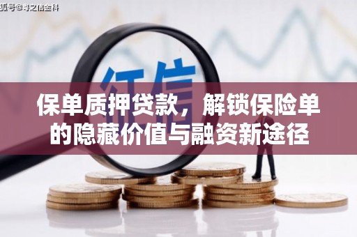 莎车保单质押贷款，解锁保险单的隐藏价值与融资新途径