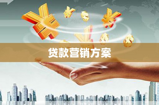 莎车贷款营销方案