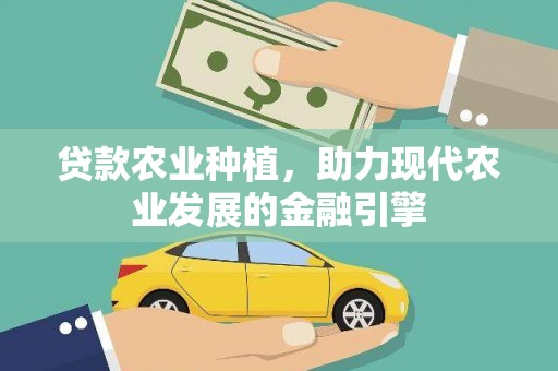 莎车贷款农业种植，助力现代农业发展的金融引擎