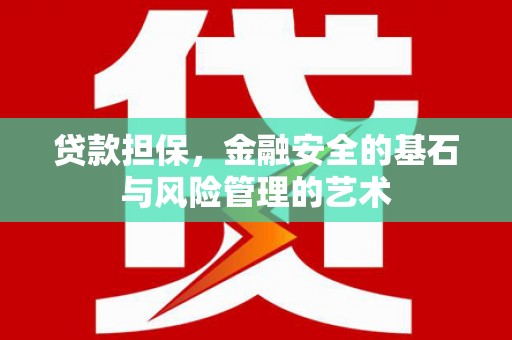 莎车贷款担保，金融安全的基石与风险管理的艺术