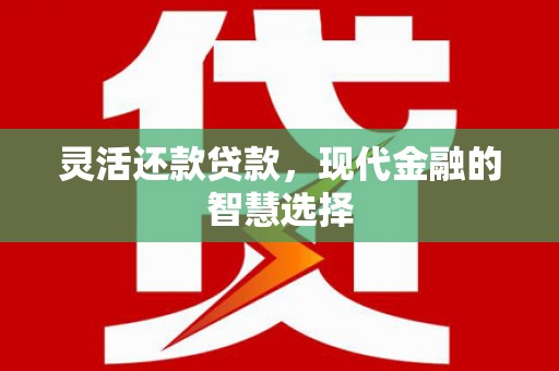 莎车灵活还款贷款，现代金融的智慧选择