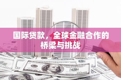 莎车国际贷款，全球金融合作的桥梁与挑战