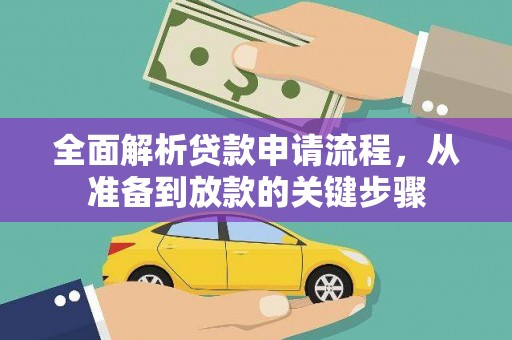 莎车全面解析贷款申请流程，从准备到放款的关键步骤