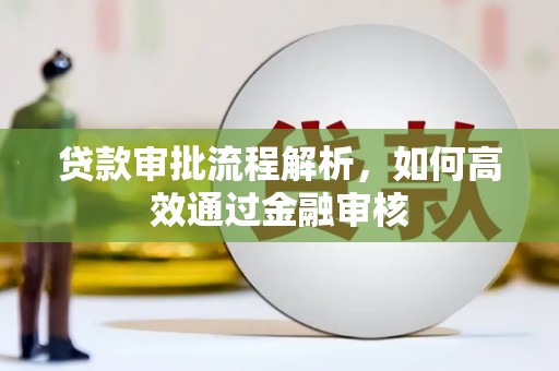 莎车贷款审批流程解析，如何高效通过金融审核