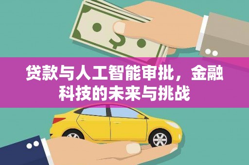 莎车贷款与人工智能审批，金融科技的未来与挑战
