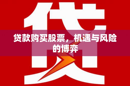 莎车贷款购买股票，机遇与风险的博弈