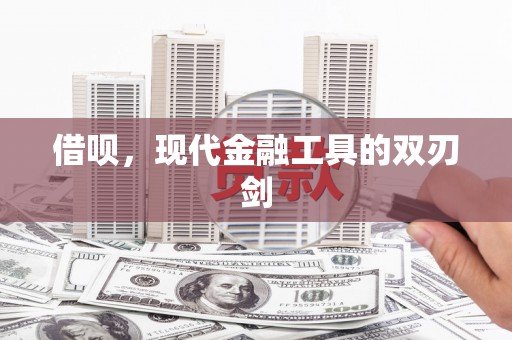 莎车借呗，现代金融工具的双刃剑