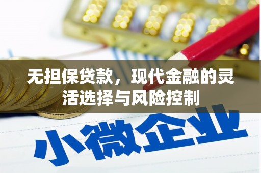 莎车无担保贷款，现代金融的灵活选择与风险控制