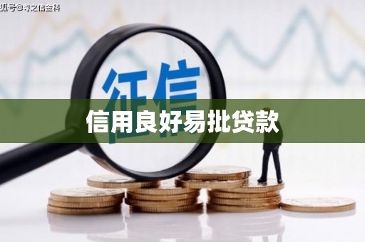 莎车信用良好易批贷款
