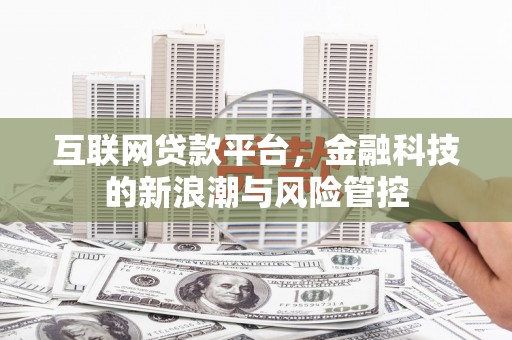 莎车互联网贷款平台，金融科技的新浪潮与风险管控