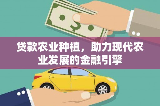 莎车贷款农业种植，助力现代农业发展的金融引擎