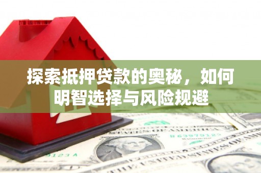 莎车探索抵押贷款的奥秘，如何明智选择与风险规避