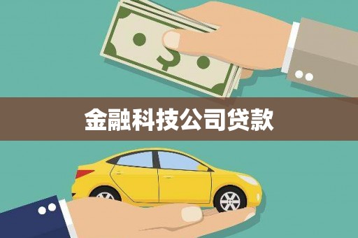 莎车金融科技公司贷款
