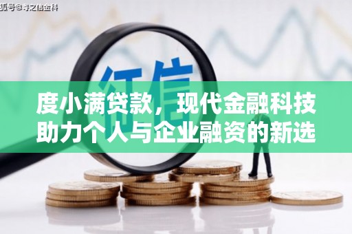 莎车度小满贷款，现代金融科技助力个人与企业融资的新选择