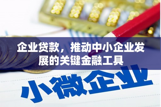 莎车企业贷款，推动中小企业发展的关键金融工具