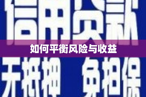 莎车如何平衡风险与收益