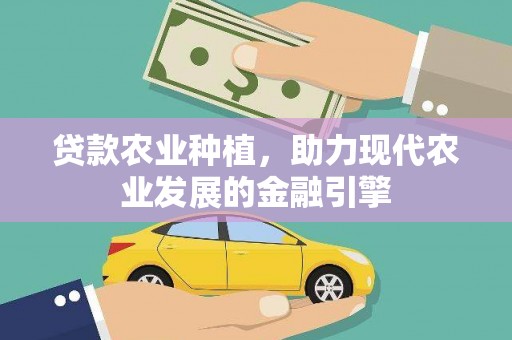 莎车贷款农业种植，助力现代农业发展的金融引擎