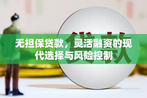 莎车无担保贷款，灵活融资的现代选择与风险控制