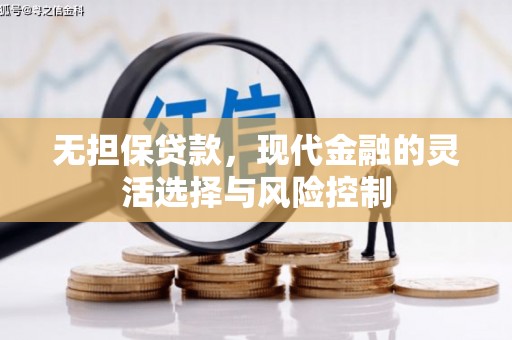 莎车无担保贷款，现代金融的灵活选择与风险控制