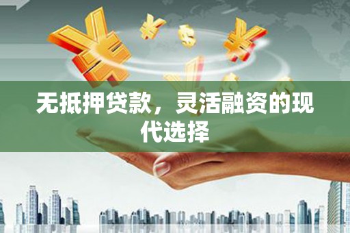 莎车无抵押贷款，灵活融资的现代选择