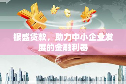莎车银盛贷款，助力中小企业发展的金融利器