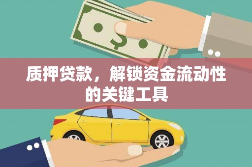 莎车质押贷款，解锁资金流动性的关键工具