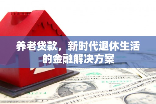 莎车养老贷款，新时代退休生活的金融解决方案
