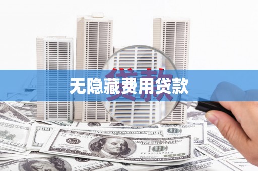 莎车无隐藏费用贷款