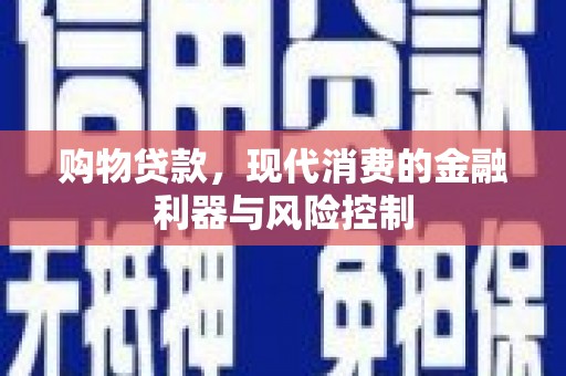 莎车购物贷款，现代消费的金融利器与风险控制