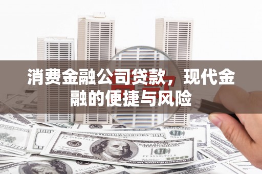 莎车消费金融公司贷款，现代金融的便捷与风险