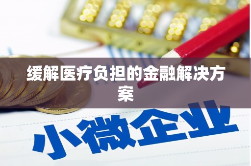 莎车缓解医疗负担的金融解决方案