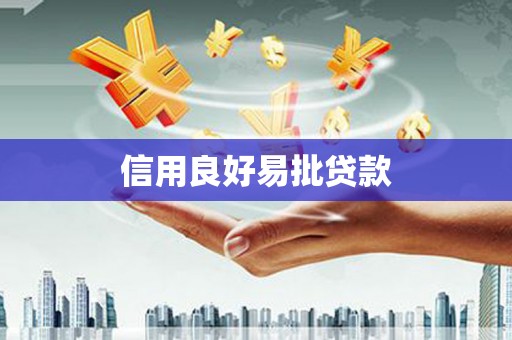 莎车信用良好易批贷款