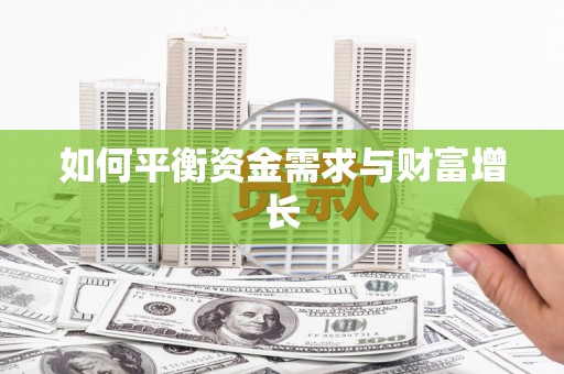 莎车如何平衡资金需求与财富增长
