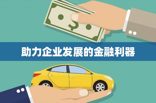 莎车助力企业发展的金融利器