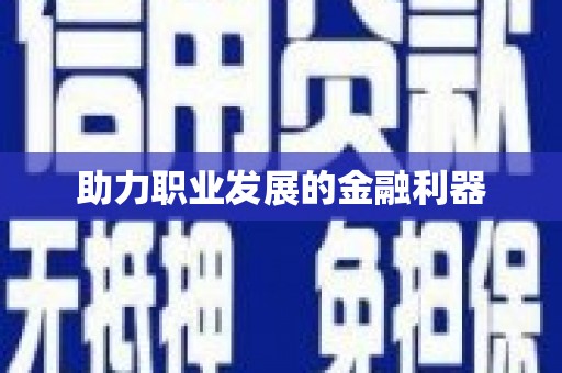 莎车助力职业发展的金融利器