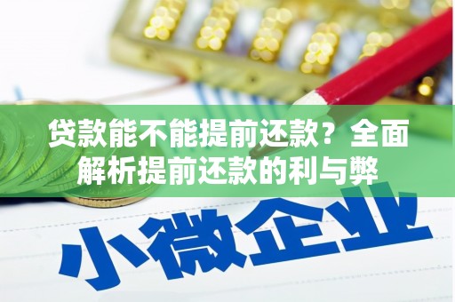 莎车贷款能不能提前还款？全面解析提前还款的利与弊