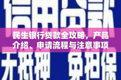 莎车民生银行贷款全攻略，产品介绍、申请流程与注意事项